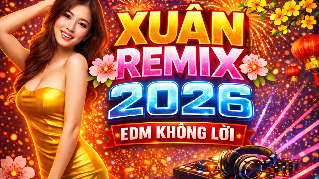 🎉 Xuân 2026 EDM Remix – Không Lời Cực Sung Mở Tiệc Là Cháy 🔥
