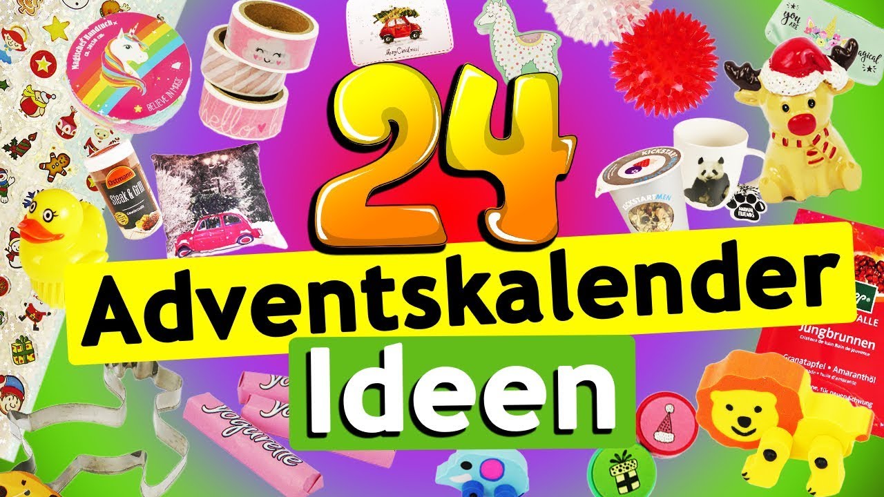 24 ADVENTSKALENDER Geschenkideen zum befüllen für Freundin, Mama/ Papa, Freund, Männer, Kinder, BFF