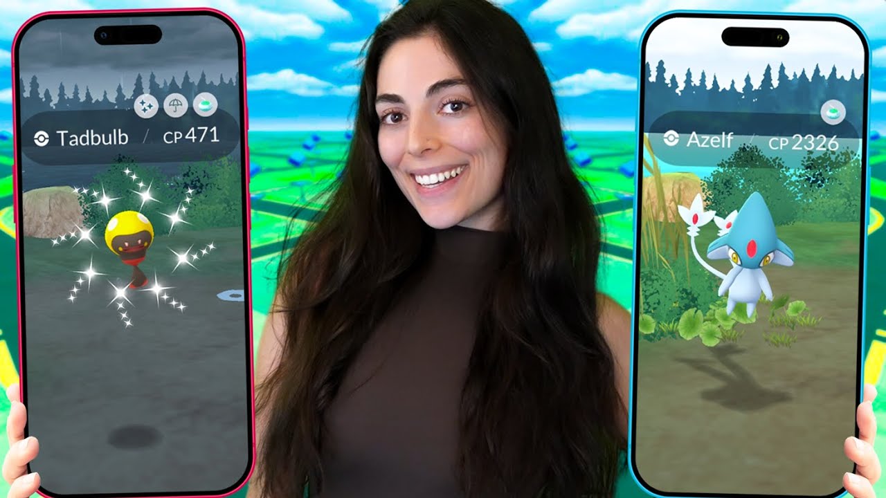 Пойман *БЛЕСТЯЩИЙ* Тадбульб! ДИКИЙ АЗЕЛЬФ и многое другое! (Pok&eacute;mon GO: Событие &laquo;Высокая сила зак...