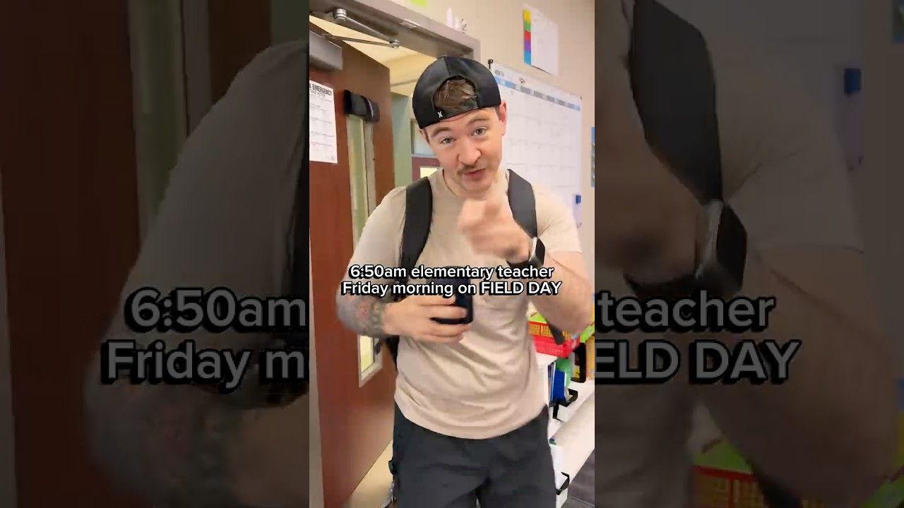 Friday Morning as an Elementary Teacher on FIELD DAY