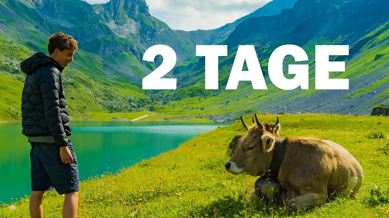 Wir übernachten an einem Bergsee