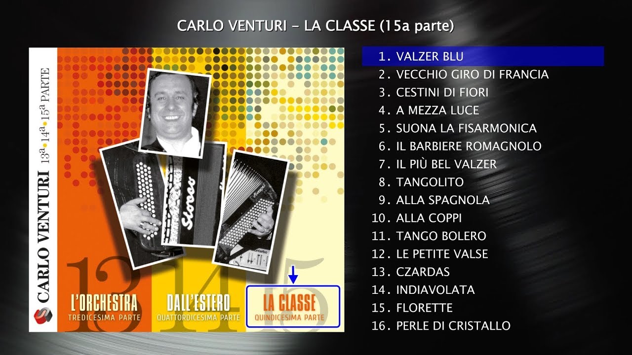 Carlo Venturi - La classe (15a parte) ALBUM COMPLETO - Audio ufficiale