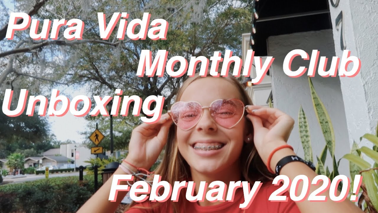Pura Vida Monthly Club Unboxing February 2020! #PVUnboxed