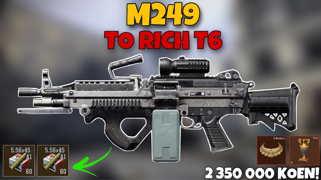 M249 TO RICH T6 WITH RED ITEMS IN ARENA BREAKOUT