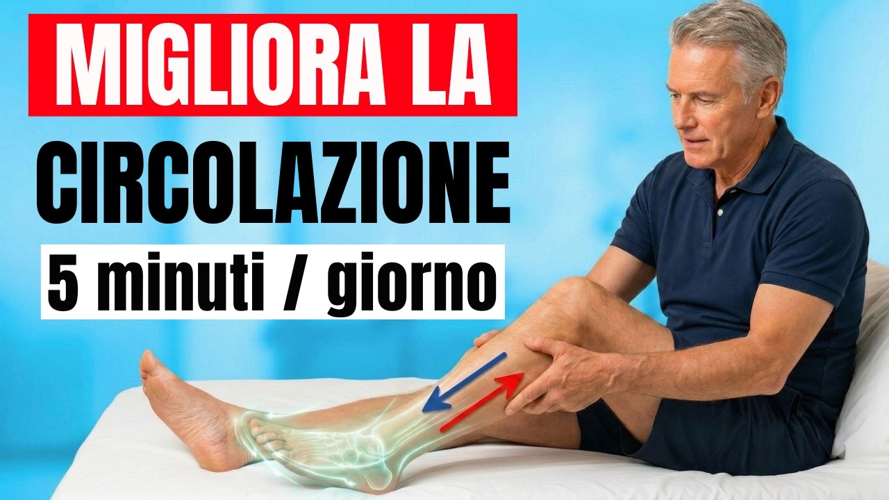 Gambe Pesanti e Gonfie Dopo i 60 Anni? 3 Esercizi per Riattivare la Circolazione