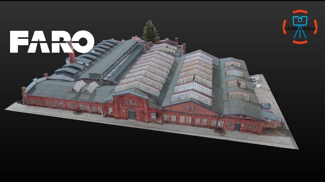 Skaning laserowy 3D zabytkowej hali