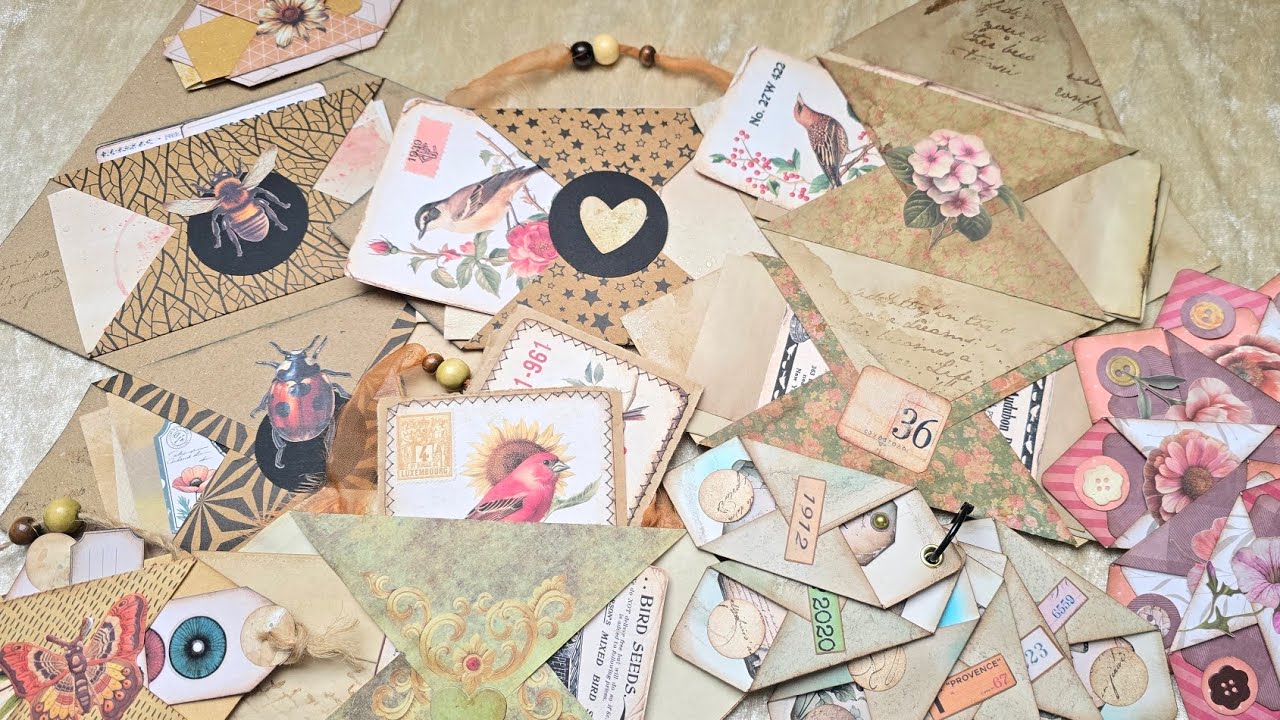 Auch für Anfänger - Doppel-Pockets Flip Folder - Ephemera für euer Junkjournal 