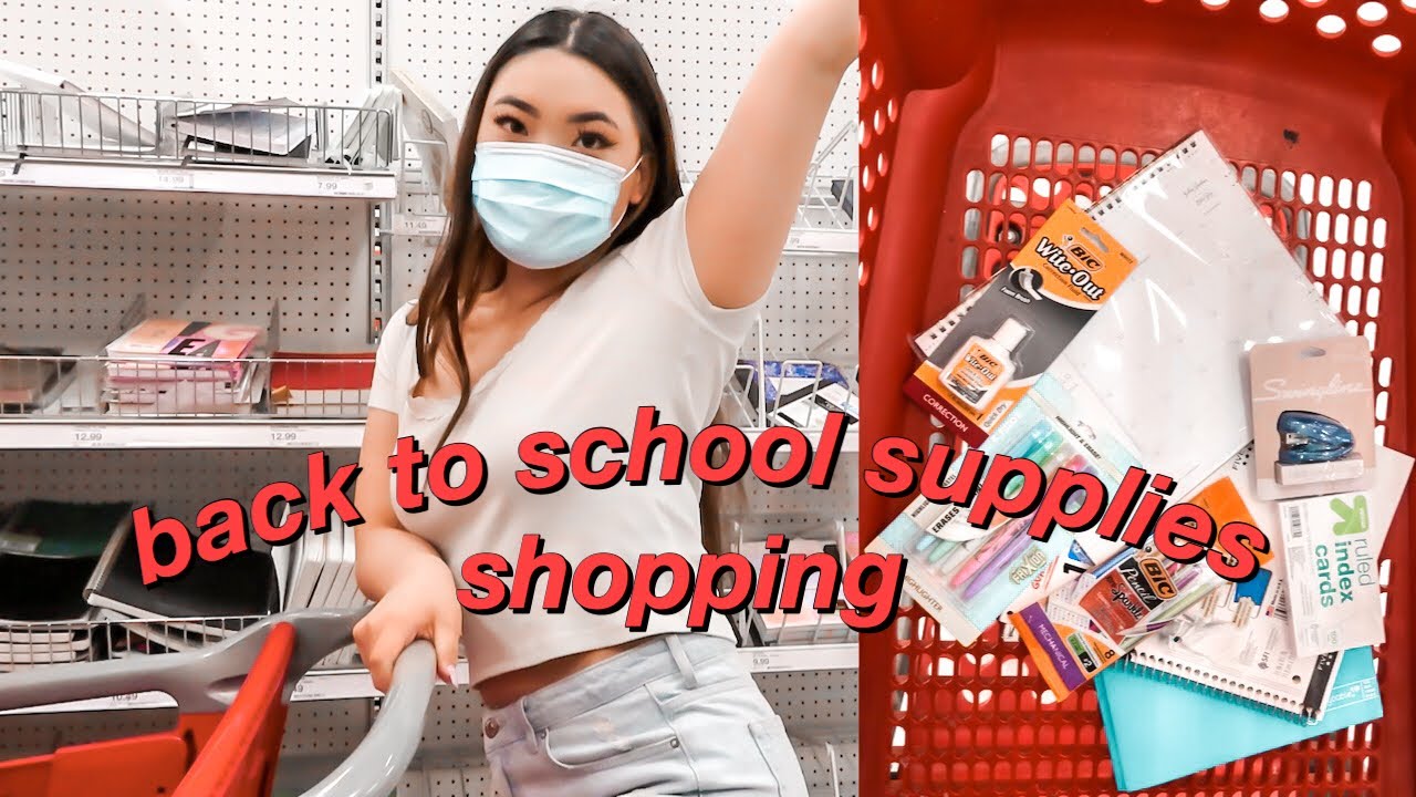 back to school supplies shopping haul 2020| +vlog