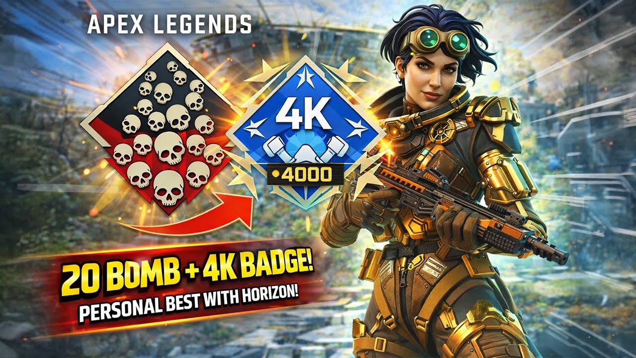 How to get Easy 4K Damage & 20 Bomb in Apex Legends