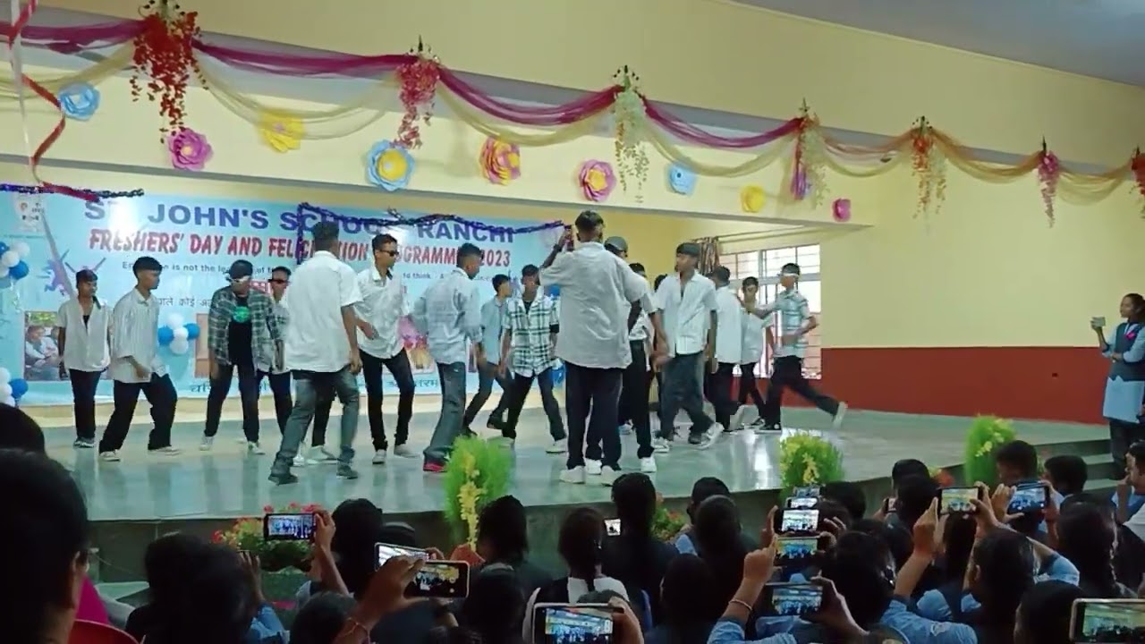 st.johns inter college Freshers day/ 8 july 2023