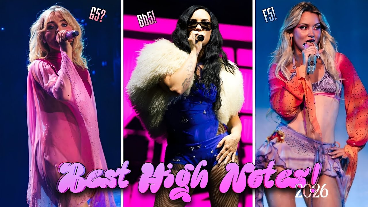 FAMOUS POP SINGERS | Best Vocals 2026!! (Pt. 1 | January - April)