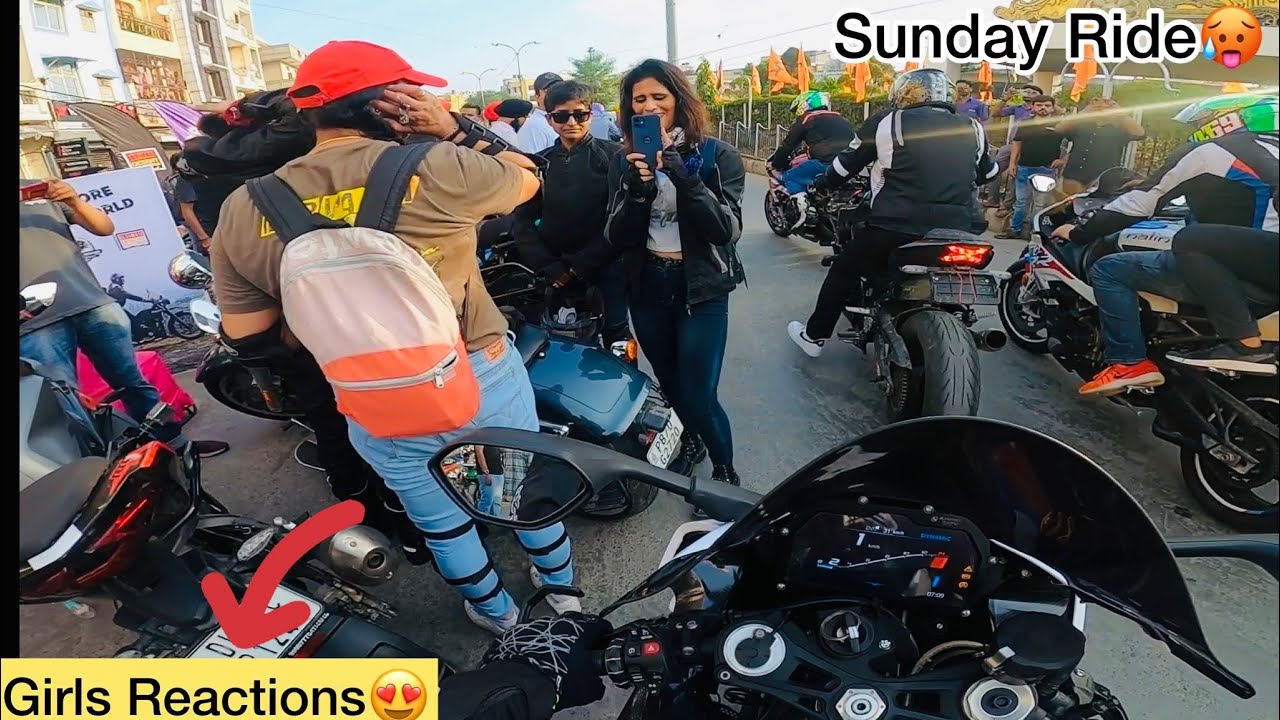 Finally Sunday Ride🔥100+ Superbikes🥵