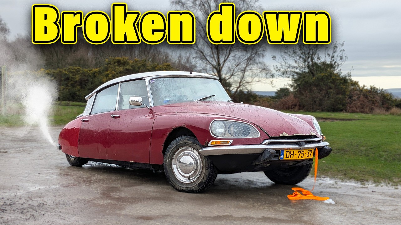 £1000 Citroen DS First Test drive goes Horribly Wrong!