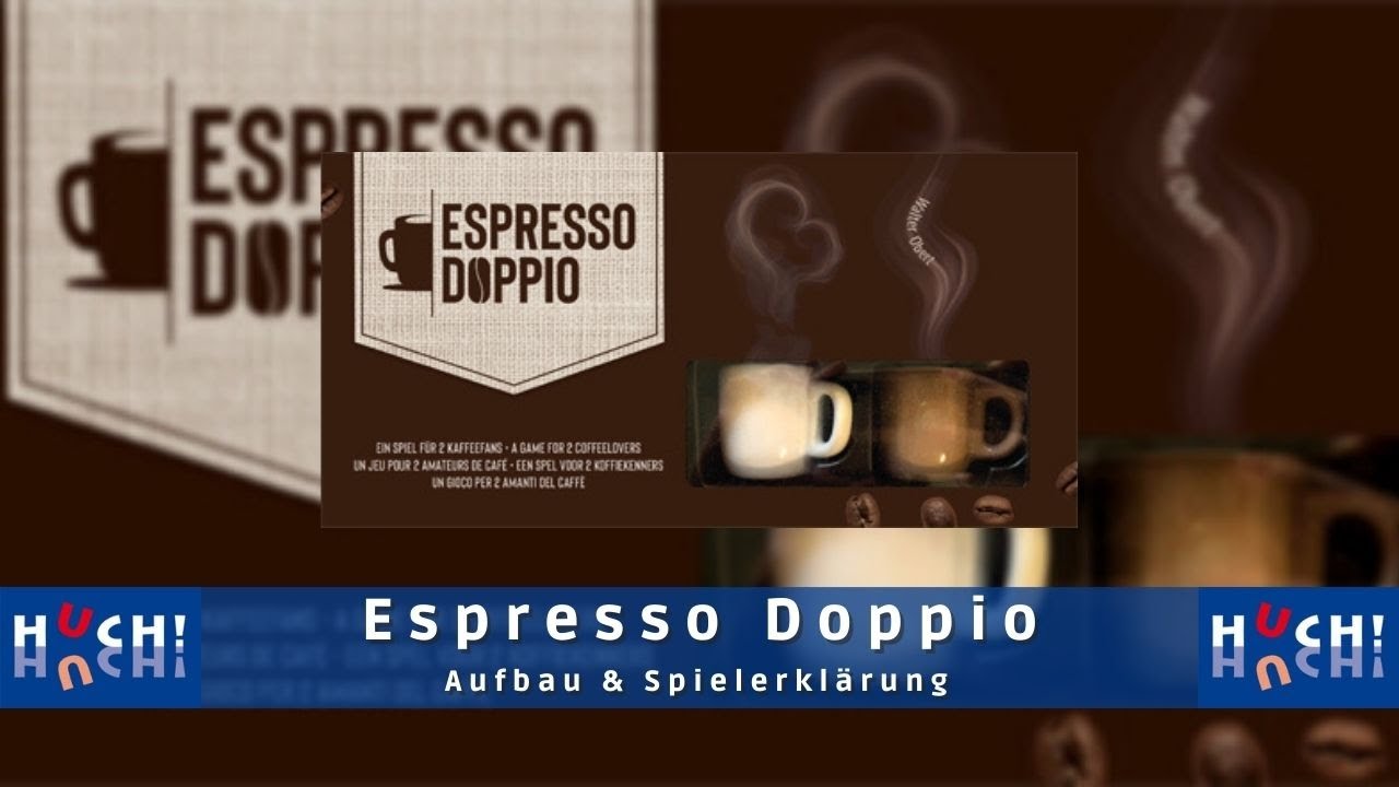 Espresso Doppio // Aufbau & Spielerklärung // HUCH! Spiele