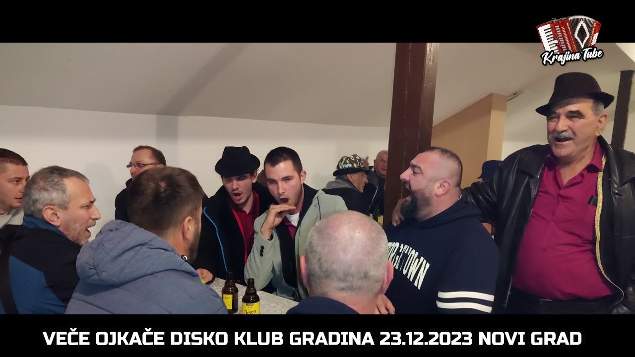 Mnogobrojne grupe zapjevale ojkaču u disko klubu Gradina (Uživo 2023)