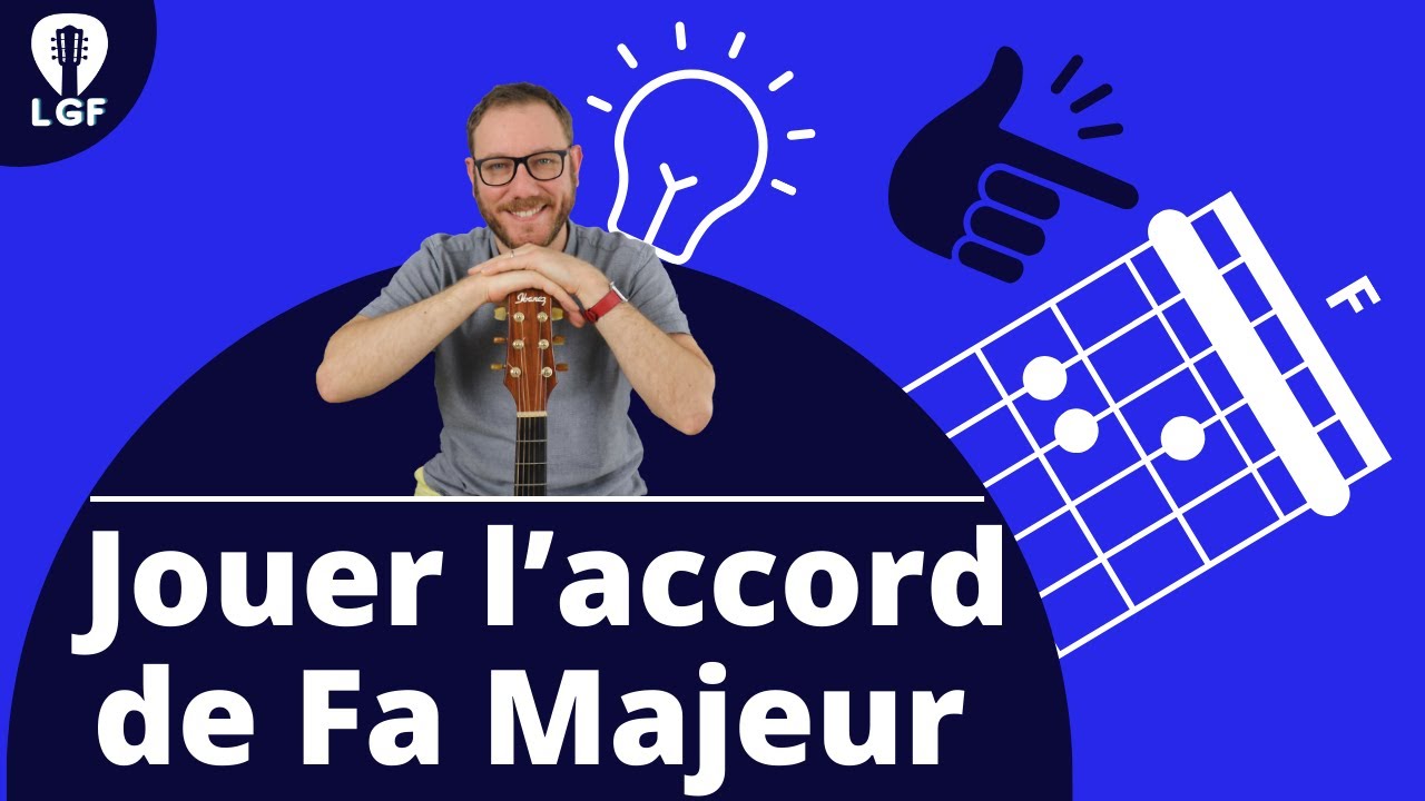 Jouer l'accord de Fa Majeur &agrave; la guitare - La magie des accords barr&eacute;s 🙌