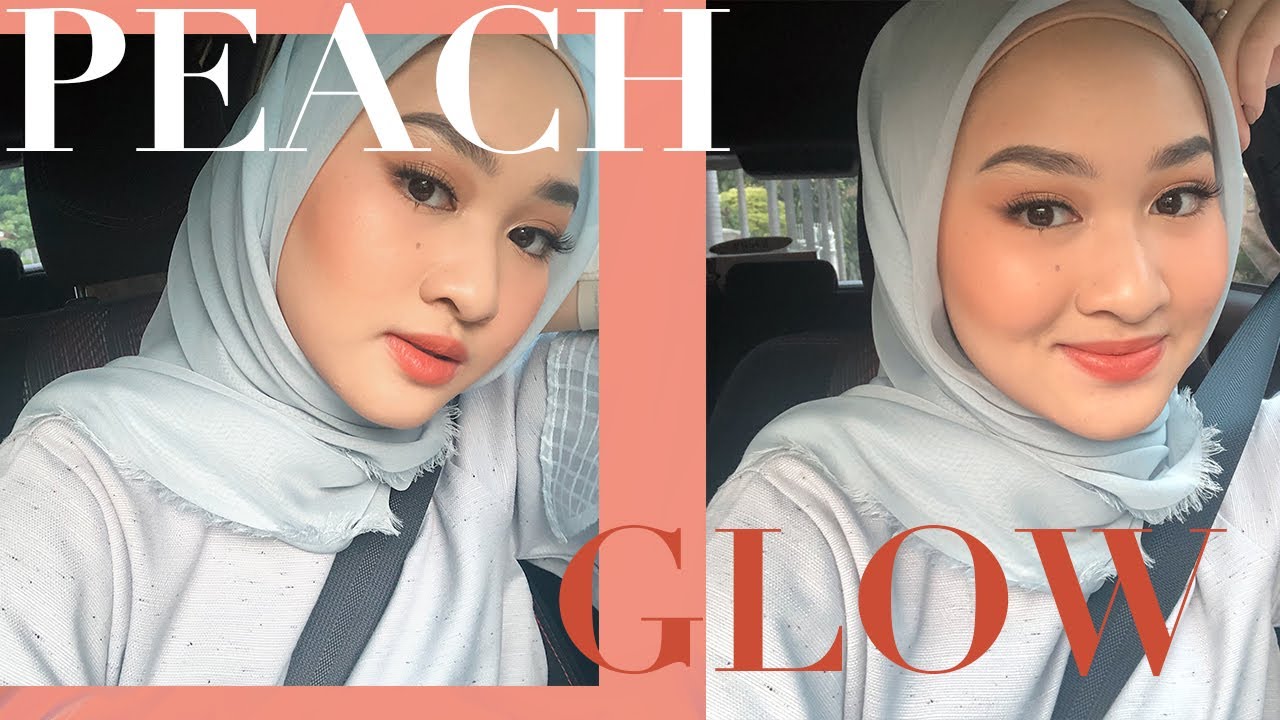 Fresh Peach Glow Makeup Tutorial | Kiara Leswara