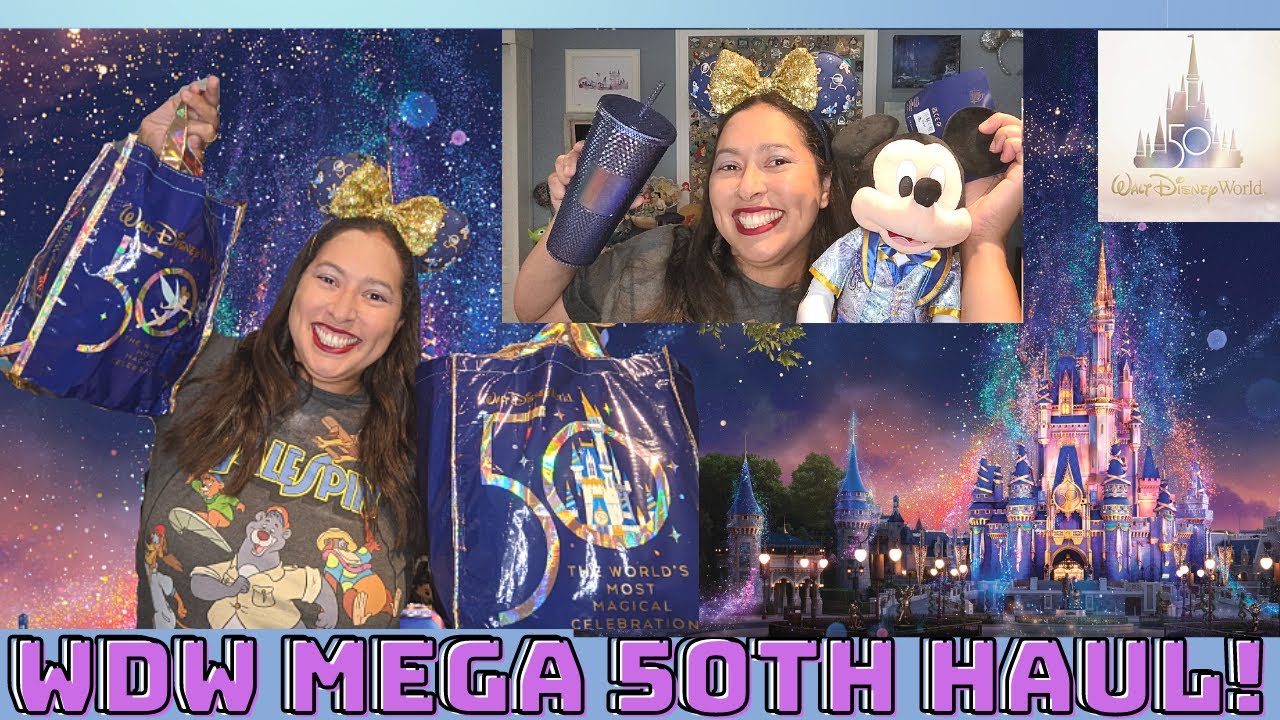 Walt Disney World 50th Anniversary Mega Haul | What I Bought at Disney for the 50th on October 1st