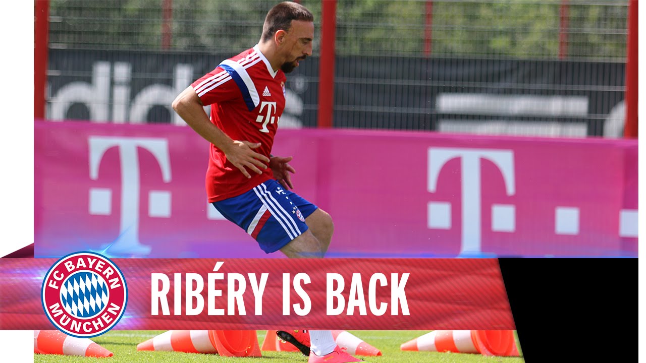 Franck Ribéry back in training