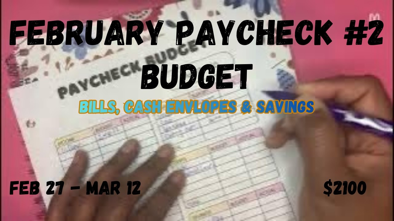 March Paycheck #1 + Tax Return Budget | How I’m Allocating Every Dollar | Single Income Budget