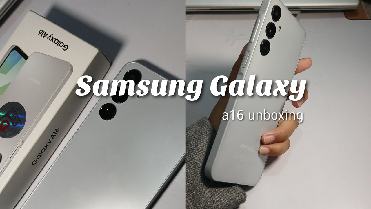 Samsung galaxy a16 | Aesthetic Unboxing ✨️ 