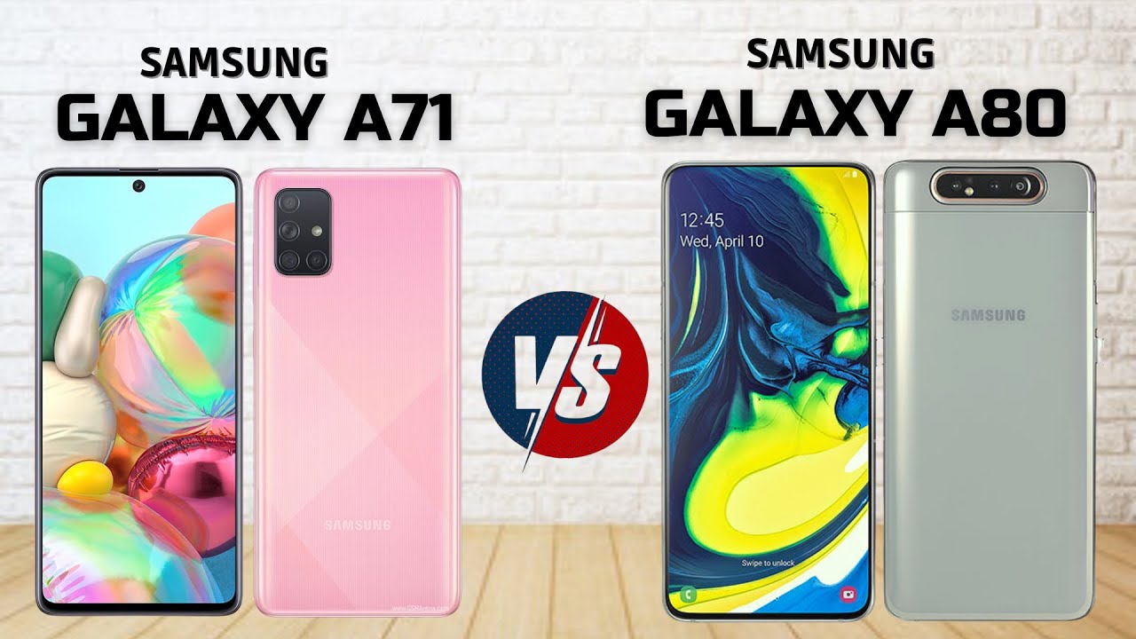 📱Samsung Galaxy A71 vs Samsung Galaxy A80⚡️
