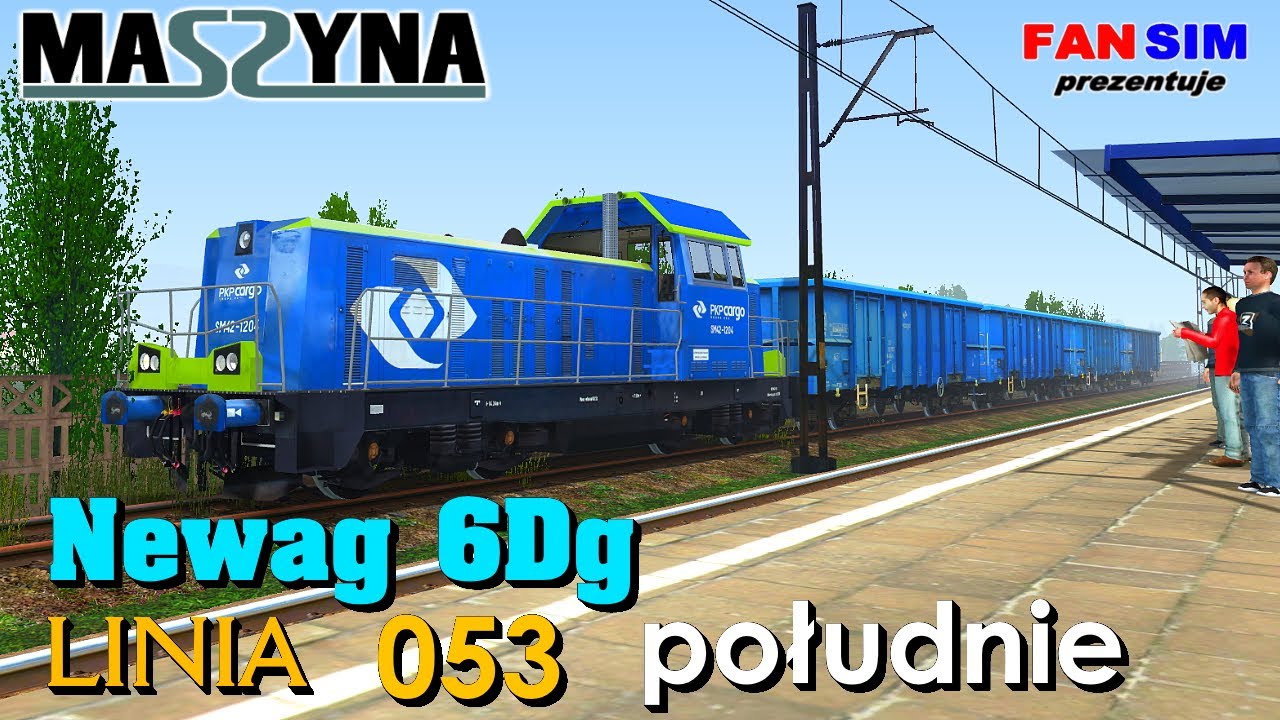 Newag 6Dg - MASZYNA 20.04 🇵🇱 🚅 LINIA 053 Scenariusz: Południe