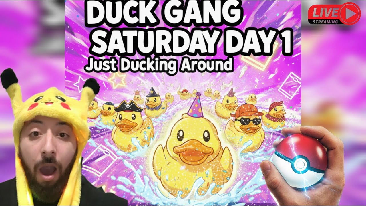 Day 1 🦆 Duck Gang Forever — Always Ducking Around 🔥 | FREE Pokémon Card Giveaway