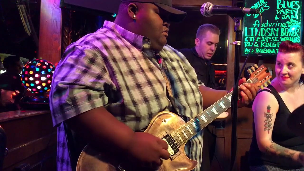 Lindsay Beaver and the 24th Street Wailers .With Christone ‘Kingfish ‘ Ingram . November 2017.
