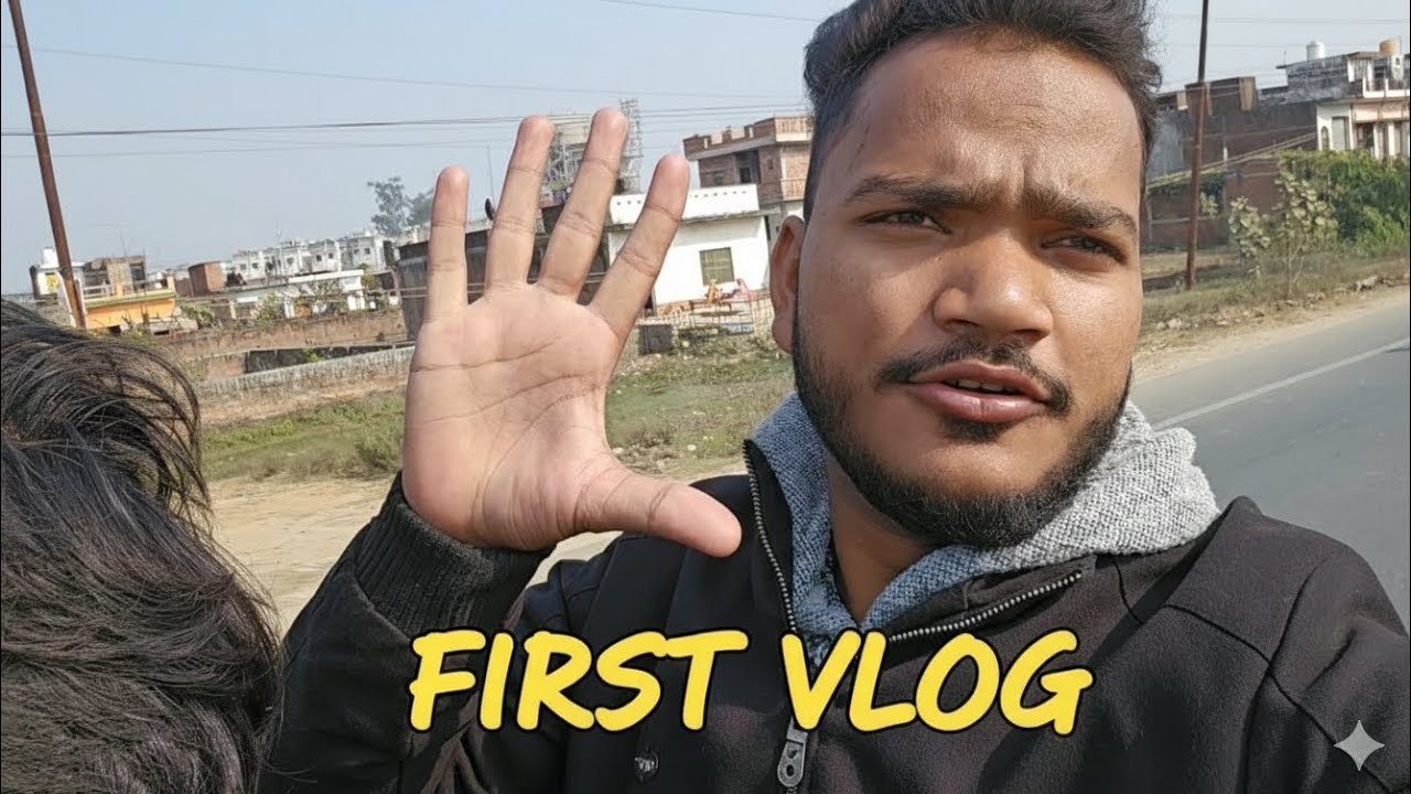 My first vlog on youtube  