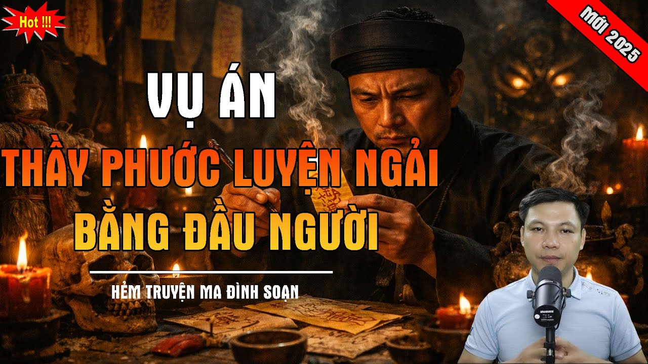 TRUYỆN MA : THẦY PHƯỚC LUYỆN NGẢI BẰNG ĐẦU NGƯỜI | CHUYỆN MA MỚI MC ĐÌNH SOẠN