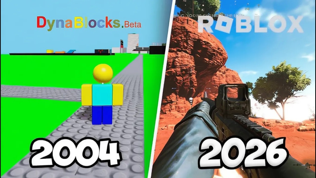 Эволюция Roblox (НОВИНКА) (2004-2026)