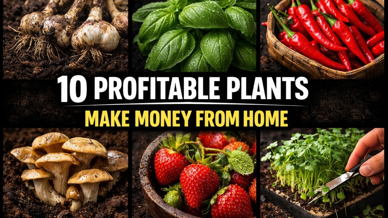 10 Profitable Plants That Make Money From Home