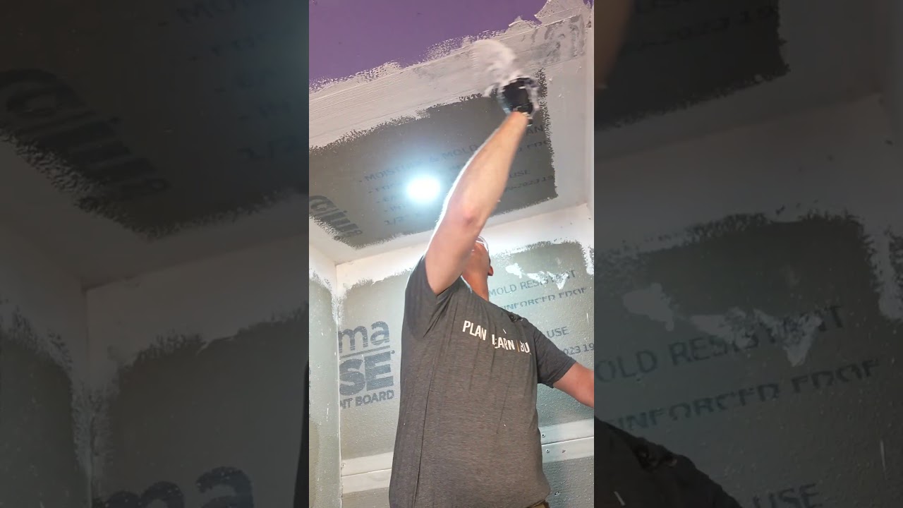 Cement Board Waterproofing for a Shower