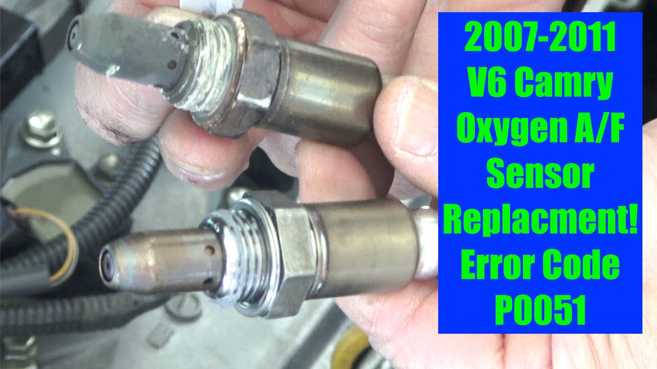 How to Properly Replace a Bad Oxygen Sensor! (2007-2011 V6 Camry &mdash;Error Code P0051)