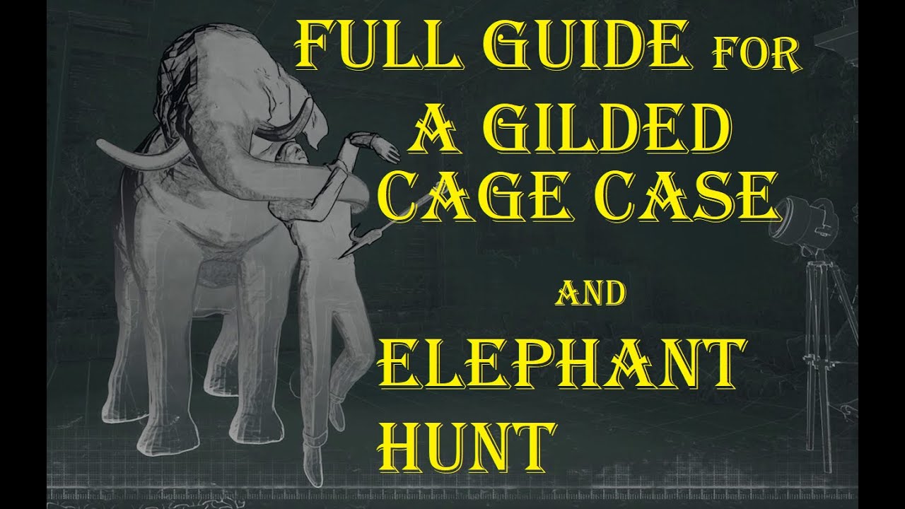Gilded Cage and Hunting Goliath quick walkthrough and guide - Sherlock Holmes Chapter One - 1