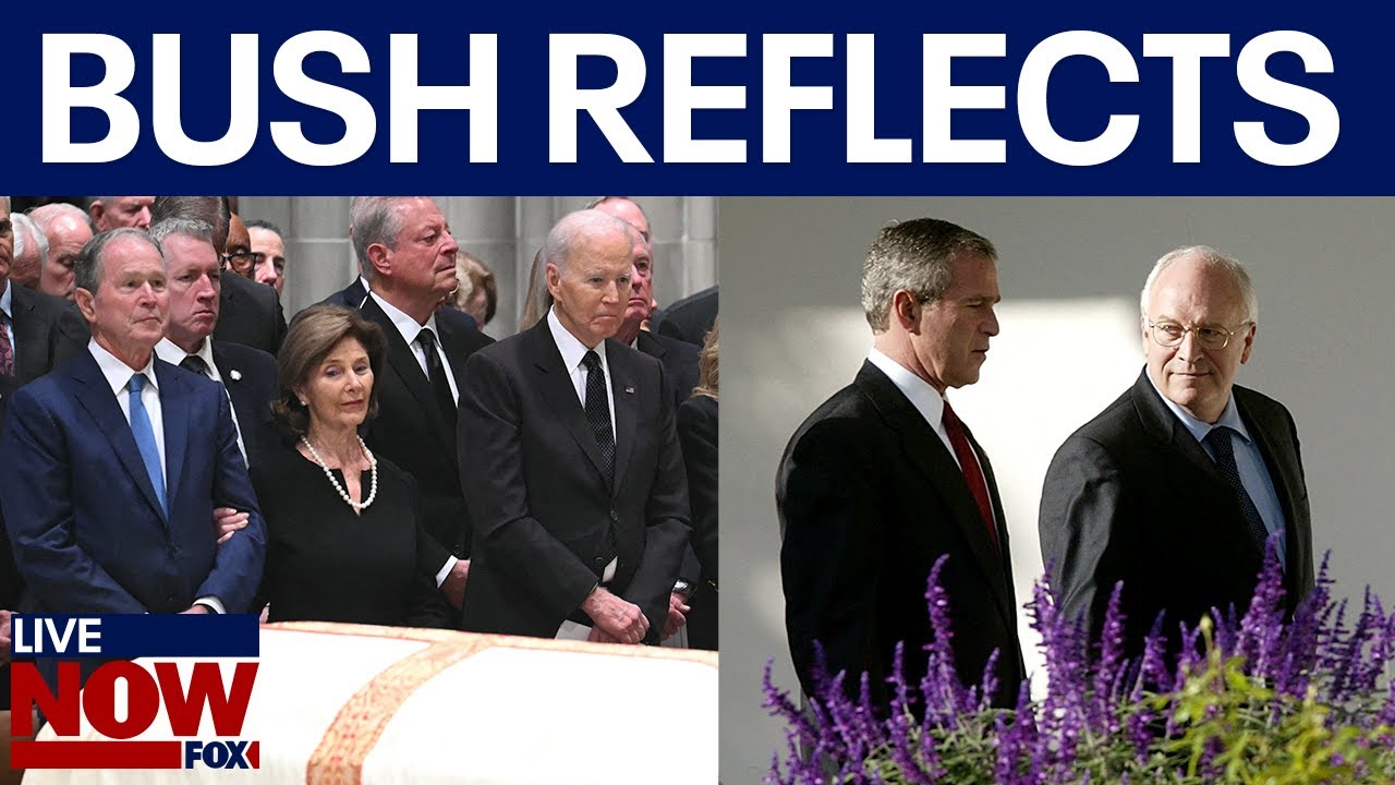 President Bush delivers tribute to Dick Cheney