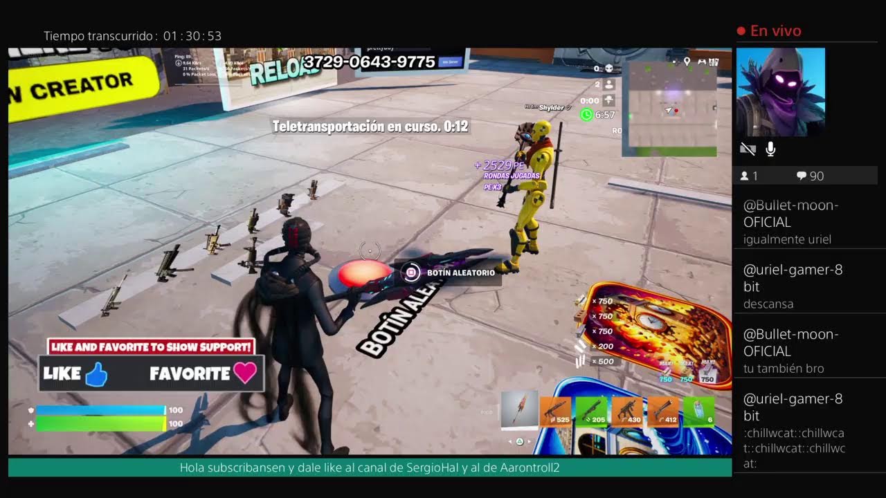 Directo de Fortnite