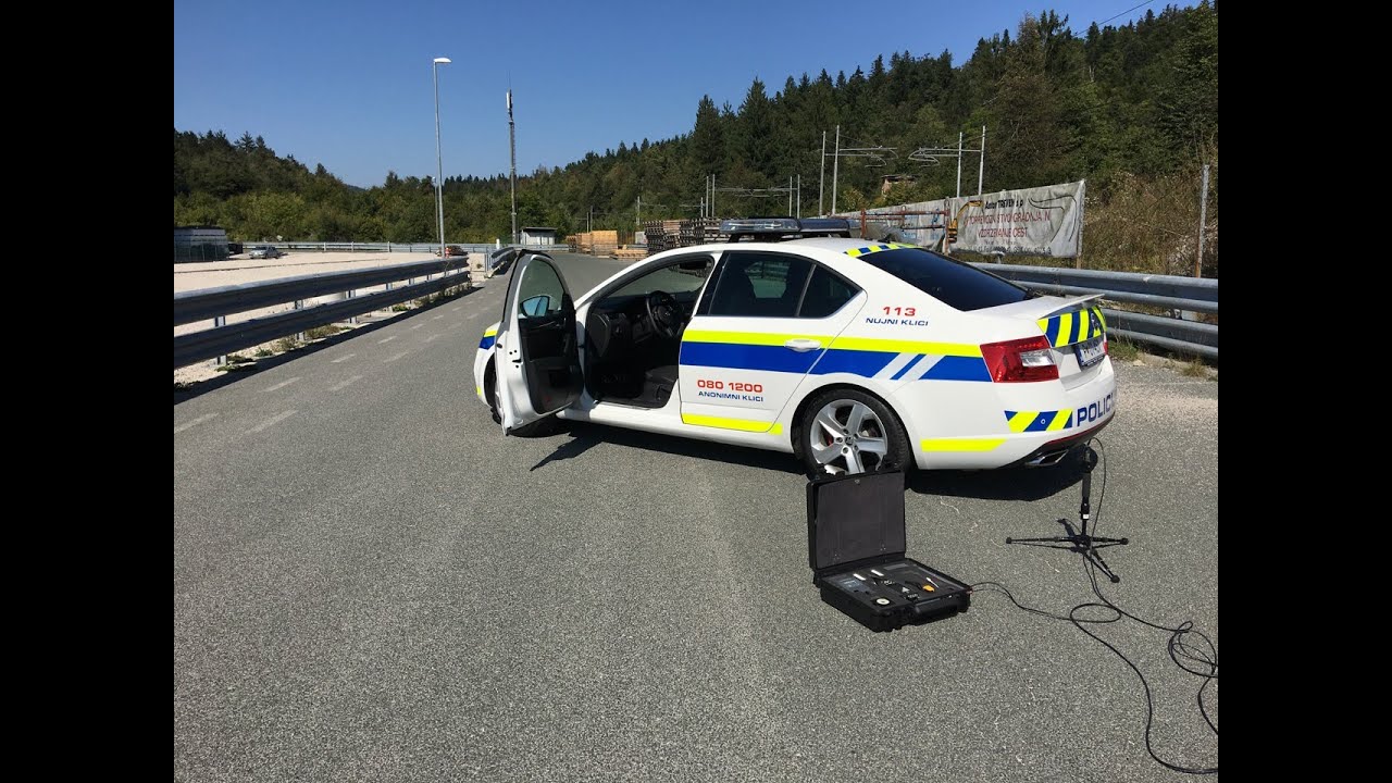 Noise Patrol Exhaust noise measurement system in action