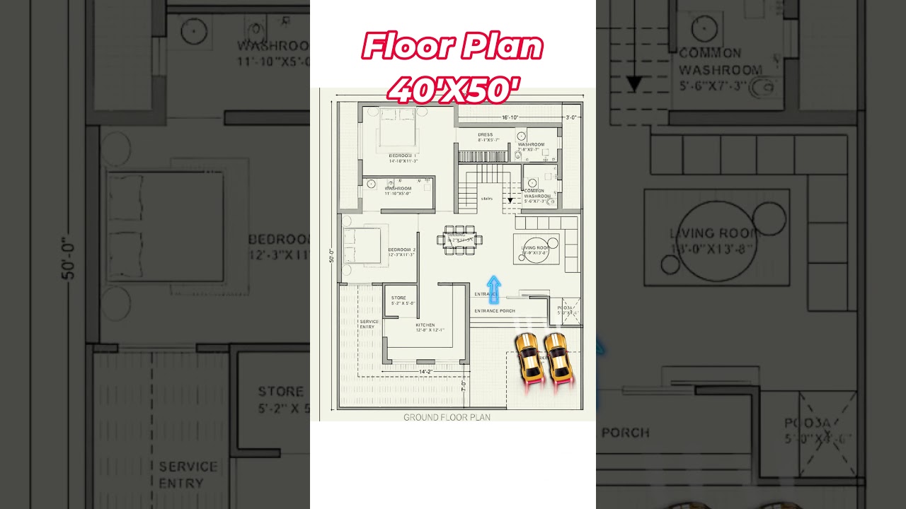 40 X 50 HOUSE PLAN, 40 BY 50 HOME PLAN#shorts #homedesign #gharkanaksha #trendingshorts #housedesign