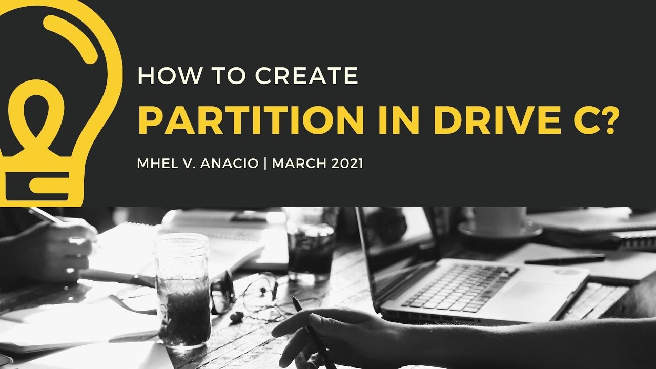How to create Partition in Drive C?