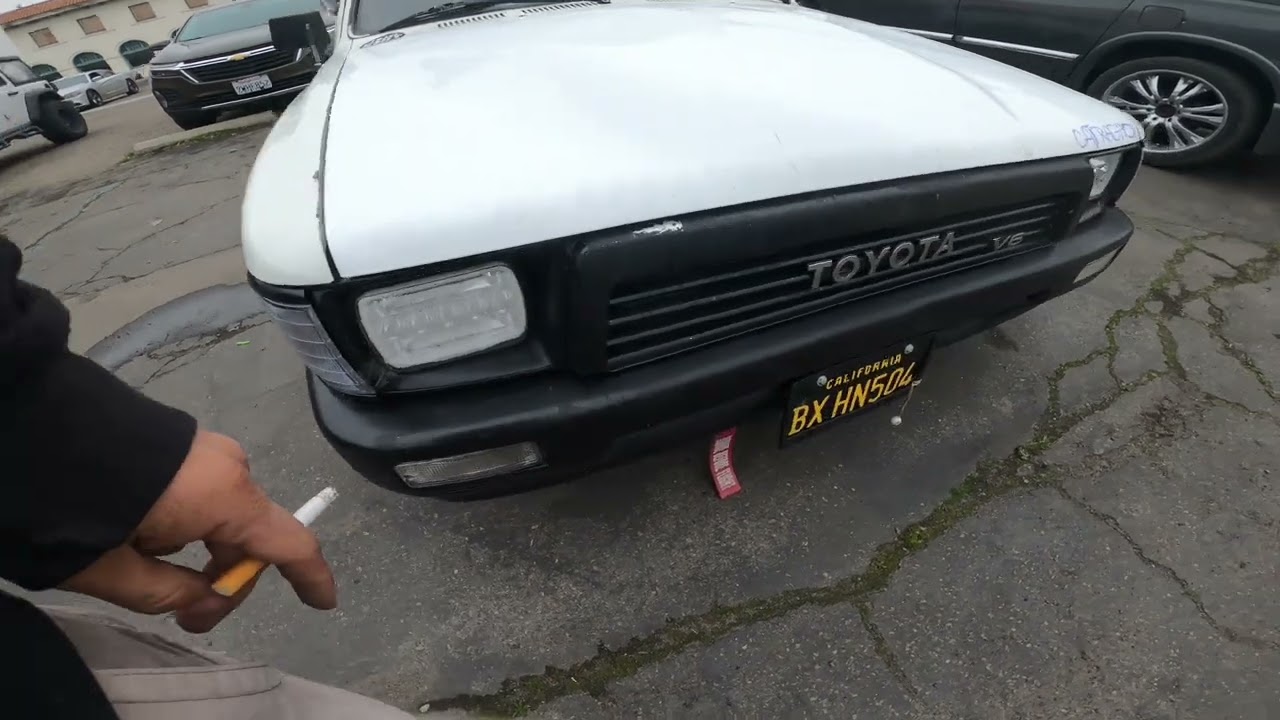 Winter + camper in my 22R 1990