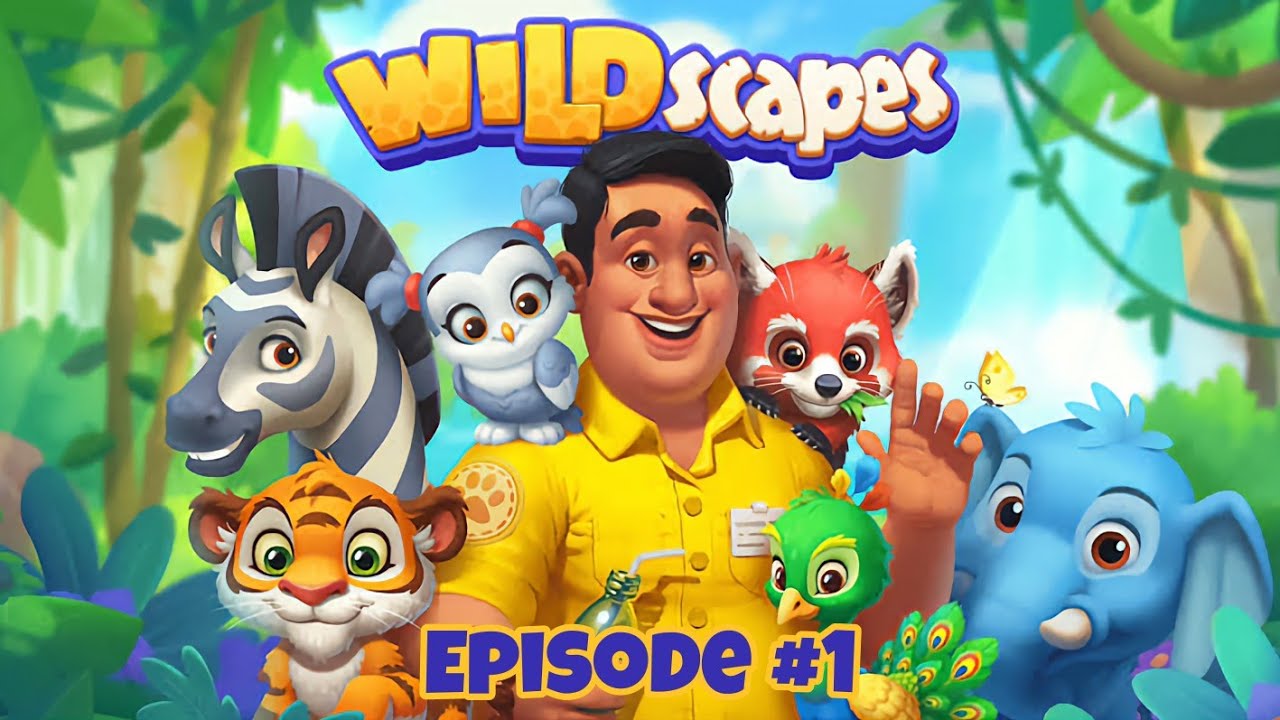 Wildscapes Gameplay Walkthrough (Android, ios) Episode 1. My Gaming Town.