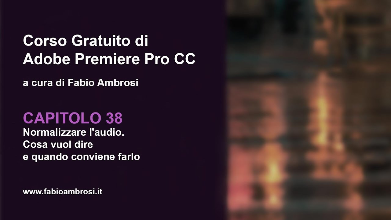 #52 - Cosa vuol dire normalizzare l'audio?