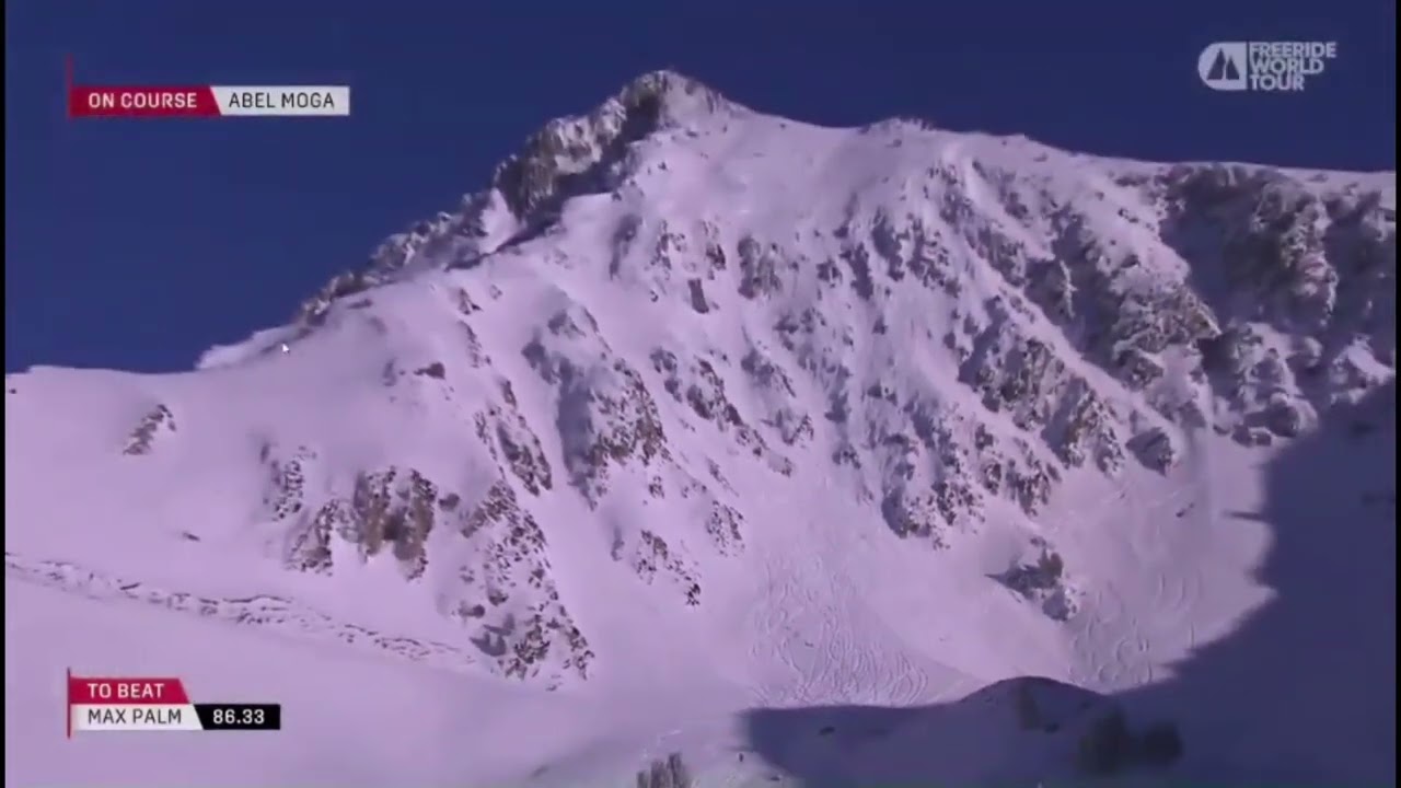 Abel Moga en el Freeride World Tour Baqueira 2023