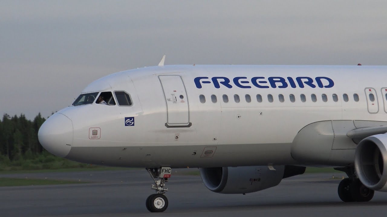 4K | Freebird Airlines Airbus A320-214 TC-FHC at Tampere-Pirkkala