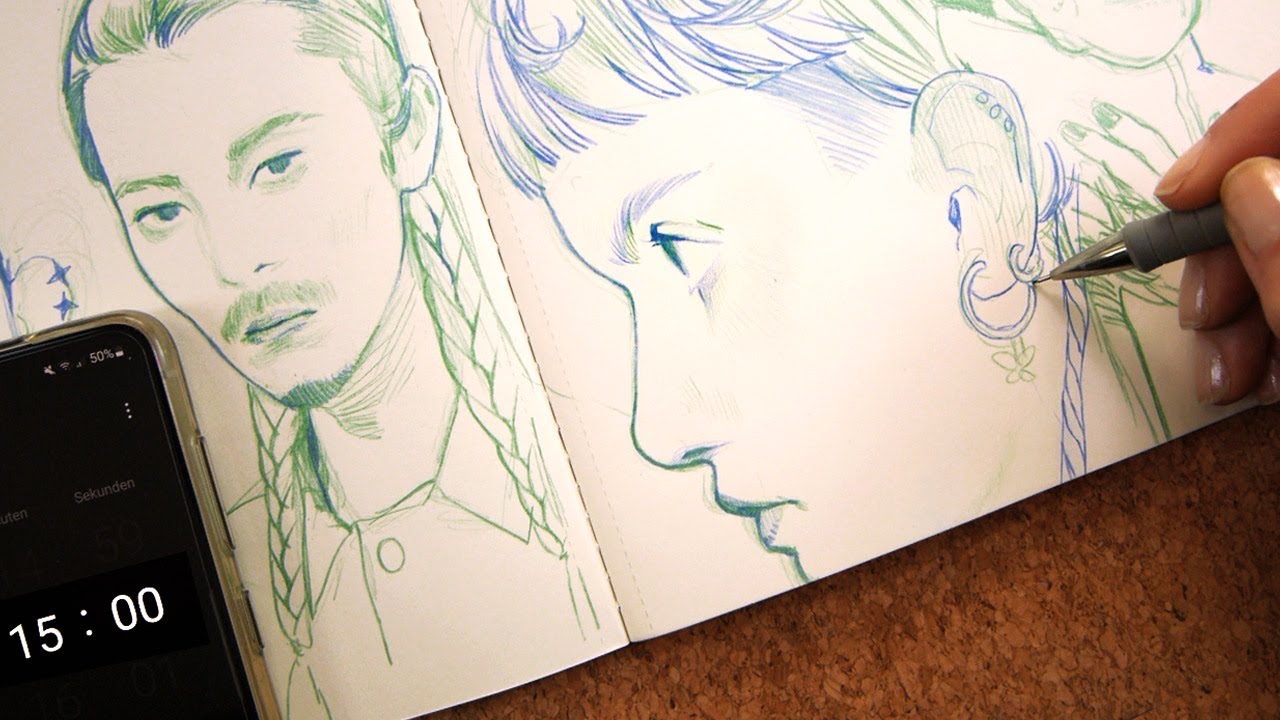 Warm up // draw with me