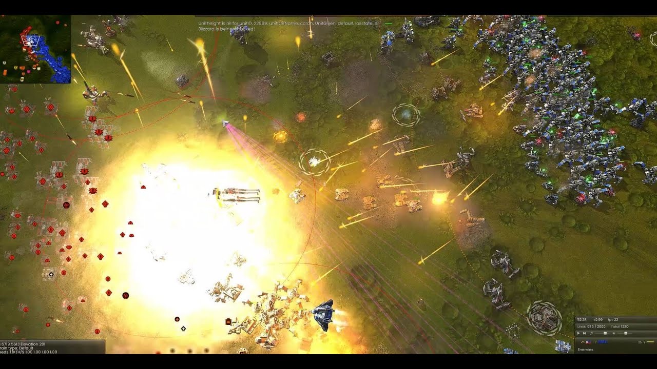 Beyond All Reason Gameplay 1v5 Barbarian AI Difficulty: Testing