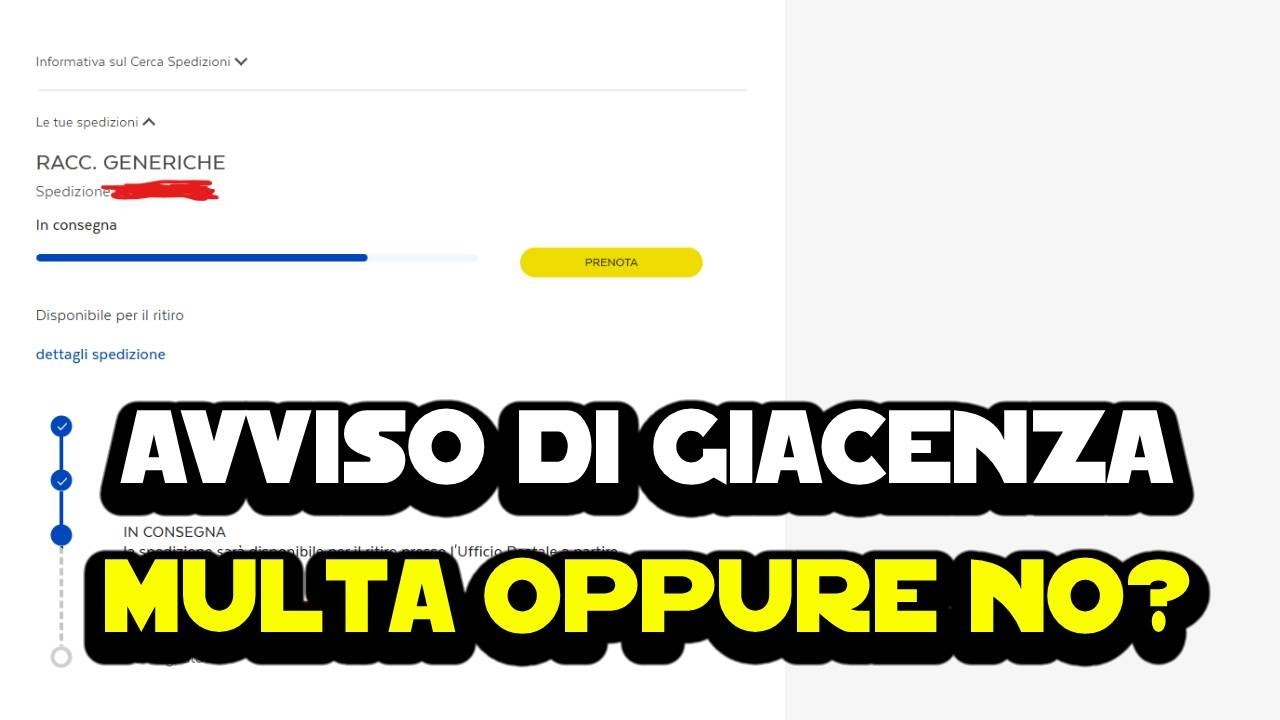 Avviso di Giacenza - Come capire se &egrave; una multa