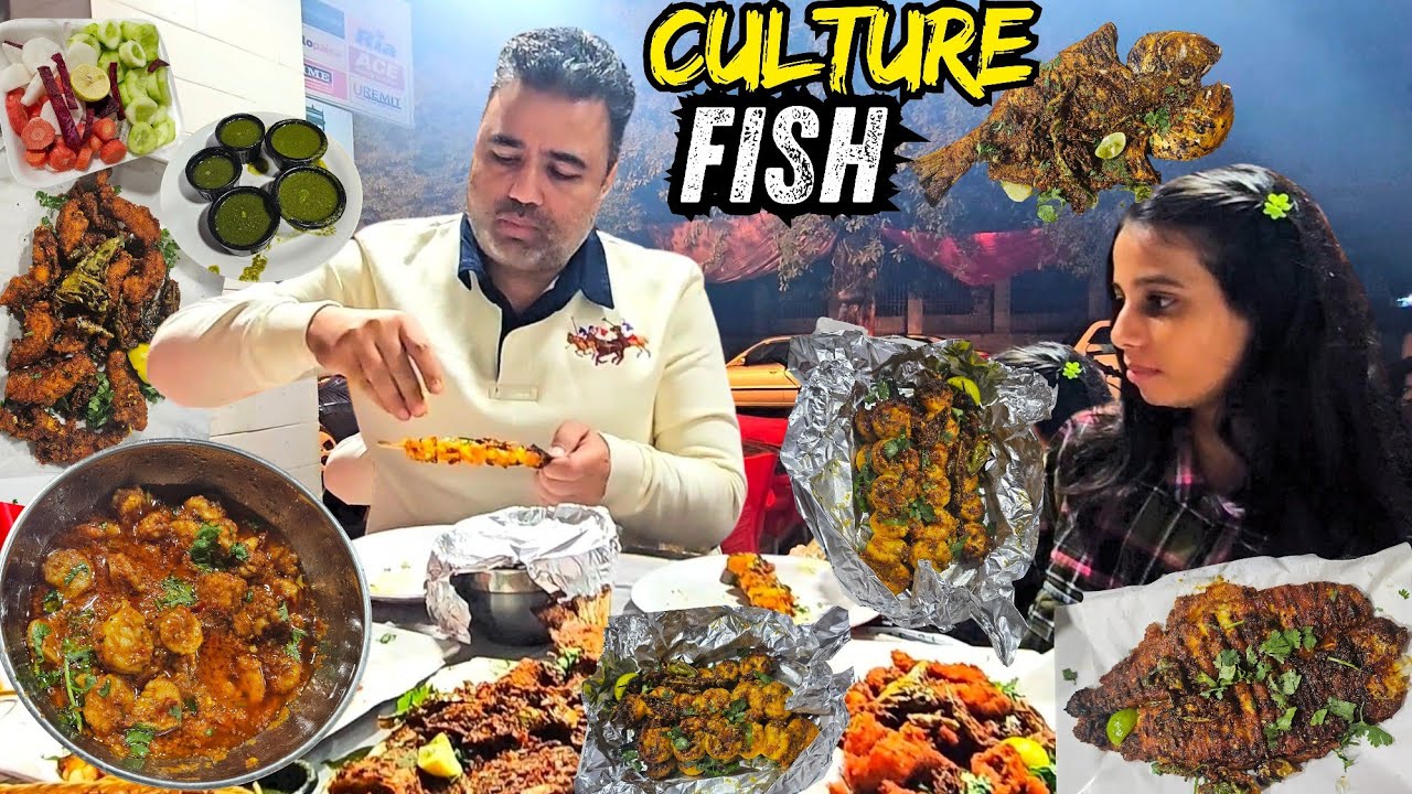 Culture Fish pay bohut kuch try kiya | Seafood in Karachi 